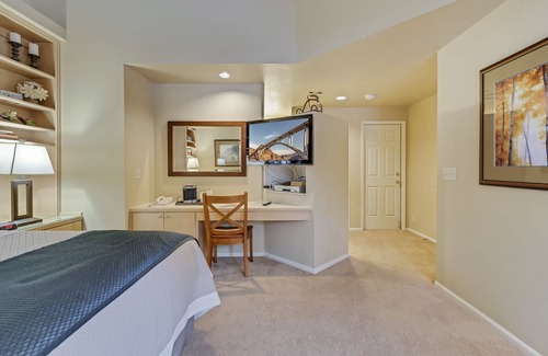 Century West Hotel | Private, hotel style suite in Bend with access to fitness center.