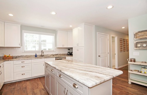 North Litchfield Beach House | Private Pool Beach House, Easy Walk to Beach, 2 Screened Porches, Dog Friendly