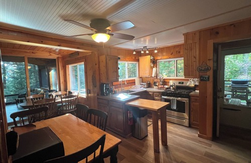 Thendara House | Puchers Place - Spacious, waterfront home on a private non-motorized lake