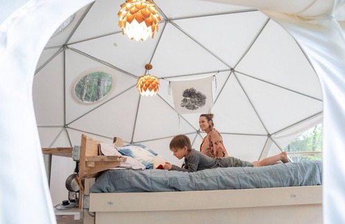 Rogers Hotel | Puma Dome Treehouse: part of the dome town village