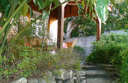 Port-Louis House | Quiet location, with the sea a dozen minutes' walk away. Car parking with electric gate.