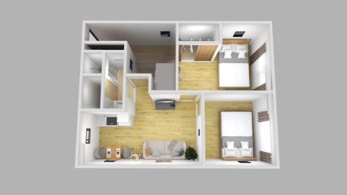 Abeno Apartment | RAKUTO天王寺201 特價2室1厅,難波心斎橋電車5分,天王寺站400m，直達關西機場大阪城USJ 京都.