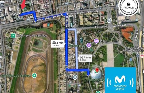 Downtown Santiago Apartment | Rbk Studio nuevo a pasos de Club Hípico