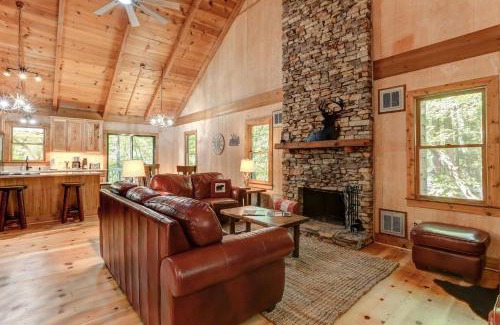 Big Canoe Villa | Reel Bliss Cabin - Cozy rustic interiors Wifi fireplace and lake access