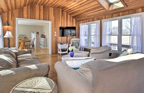 Popponesset House | Refined Retreat w/Outdoor Shower, 1 Block to Beach