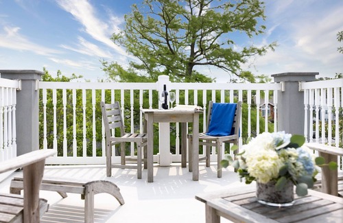 South Rehoboth Apartment | Rehoboth Beach Luxury Suite | Fireplace & Balcony