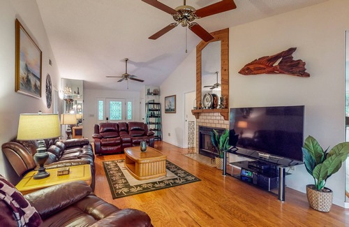 Bloomingdale House | Relaxing River House - Dock, Fireplace, & Firepit
