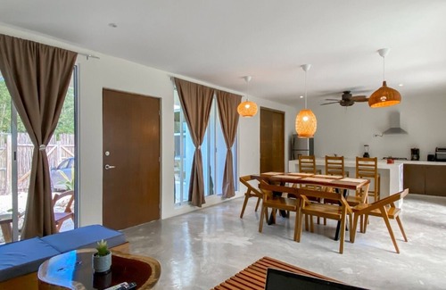 Chemuyil House | Retreat in the jungle in this beautiful Villa private pool-10 min to the beach!