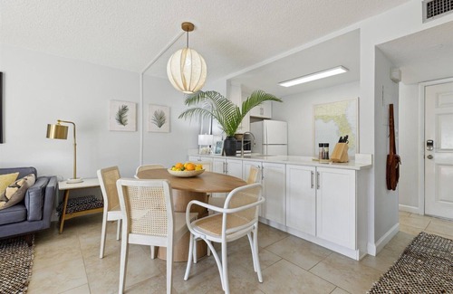 Banana River Estates Condo | Right on the Ocean - Ground Floor and Pet Friendly - Next to Pier