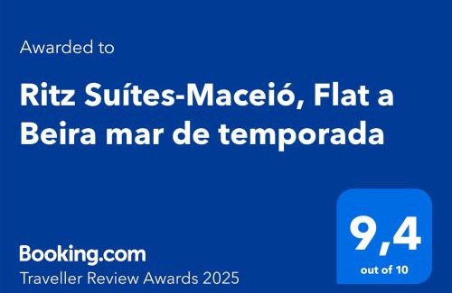 Cruz das Almas Apartment | Ritz Suítes-Maceió, Flat a Beira mar de temporada