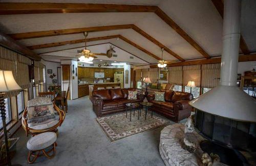 Wimberley House | Riverfront Cabin with Spacious Interior, Large Deck and Views in Texas