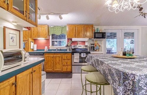 Lake Panasoffkee House | Riverfront Home with Boat Dock