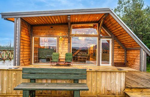 Blaskogabyggd House | Riverside Cabin - Hot Tub, Fishing and Relaxing Escape
