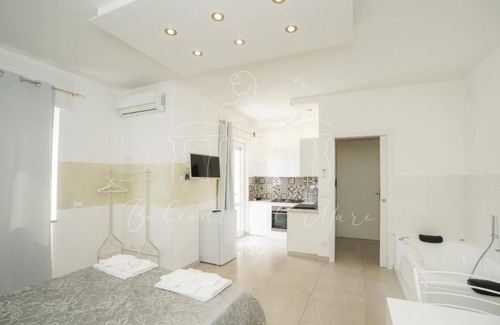 Salento Peninsula Bed & Breakfast | Room in B&B - B&B Balconi Sul Mare Suite With Hydromassage "faro Bianco"