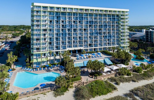 Myrtle Beach Resort | Room with Partial Ocean Views in South Myrtle Beach - Full Access to Amenities!