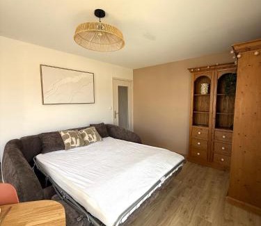 Wimereux Apartment | Rose Mer, Appartement à 20 mètres de la mer avec parking privé et balcon, Animal accepté