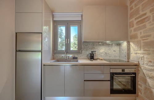 Prinos Villa | Rosemary villa,Huge private pool,Garden,Near beach
