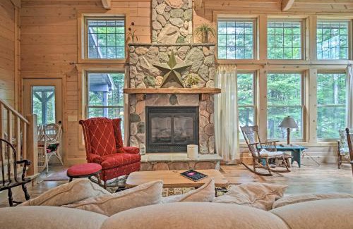 Tower House | Rustic and Modern Home with Fire Pit on Tower Pond!
