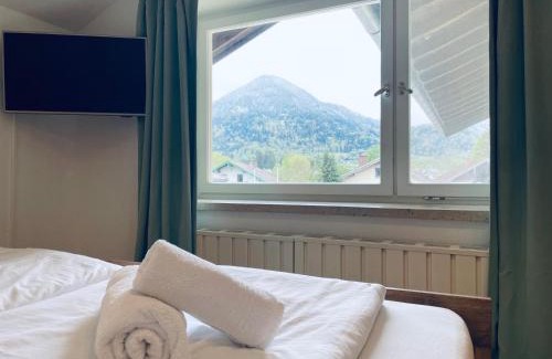 Unterwoessen Apartment | Süßes Studio mit Bergblick
