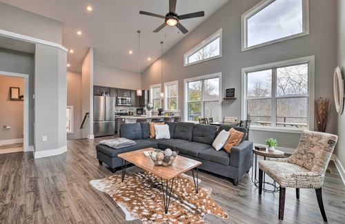 Sylva Cabin | Scenic Hillside Cabin in Sylva w/Hot Tub & Views!