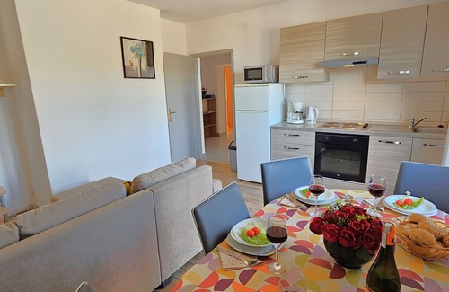 Mastrinka Villa | Sea Front Stone Villa, just 5m from pebble beach, 3km from Trogir Old Town