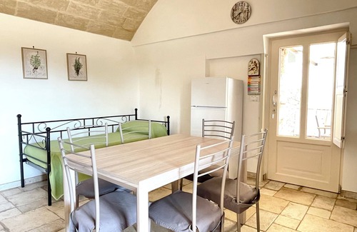 Marina di Felloniche House | Sea view trullo with Jacuzzi in Marina di Felloniche