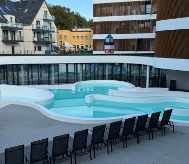 Miedzyzdroje Apartment | SeaHome Baltic Waves Resort z parkingiem