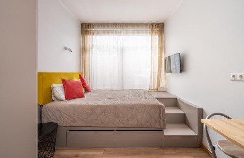Jurmala Apartment | Seaside Escape in Dzintaru Studio 100m from Beach and Near Forest Park