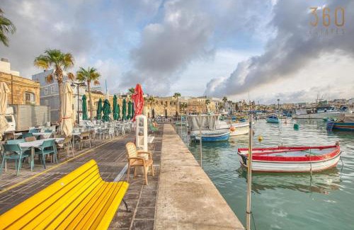 Marsaxlokk Apartment | Seaview Marsaxlokk Townhouse, steps from Market by 360 Estates