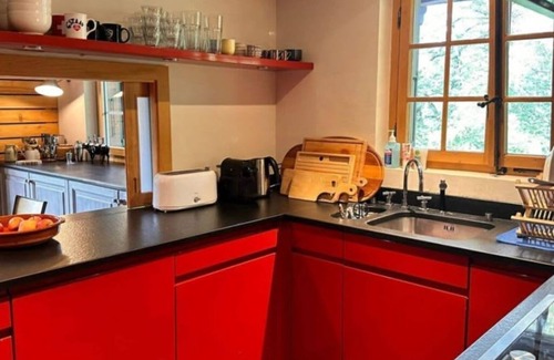 Gstaad Apartment | Serene Chalet With Shared Pool and Spa