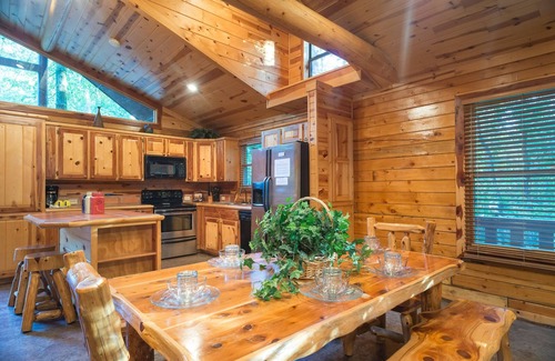 Broken Bow Cabin | Serenity Forest Cabin With Private Hot Tub and Grill on the Back Deck by Redawning