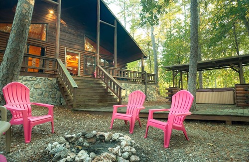 Broken Bow Cabin | Serenity Forest Cabin With Private Hot Tub and Grill on the Back Deck by Redawning