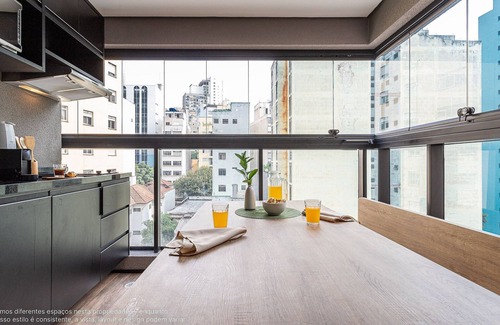 Vila Buarque Condo | Share Consolação by Viva - Prédio completo na Consolação com piscina no rooftop próx ao Mackenzie