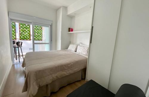 Gonzaga Apartment | SHB - Lazer completo c/piscina e sauna no Gonzaga