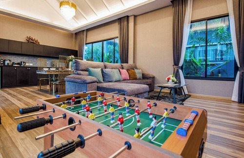 Kao Yai Villa | Sky Blue Pool Villa at Hua Hin 3bedrooms and 4 Bathrooms Near Cha-am Beach