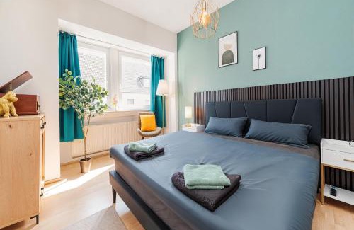 Frohnhausen Apartment | Smart Home - Essen - Perfect for 5 Guests! Central - Balcony - Netflix - Free Parking Zone