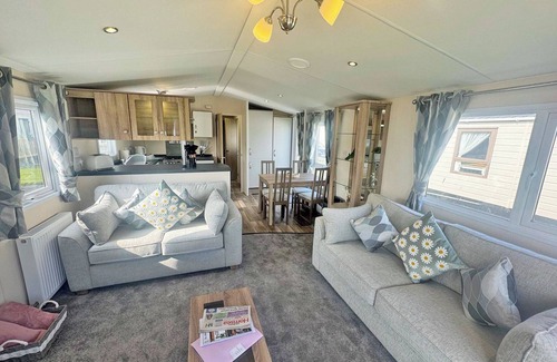 Aldbrough House | Smart, modern two bedroom caravan, perfect for couples and families alike.