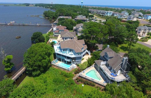 Corolla Light House | Soundfront, Sound views, Private Pool, Community Amenities, 532, Bayside Sunset