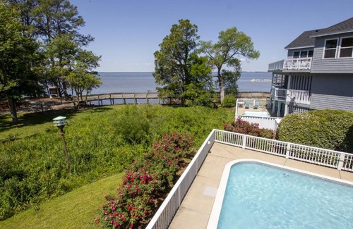 Corolla Light House | Soundfront, Sound views, Private Pool, Community Amenities, 532, Bayside Sunset
