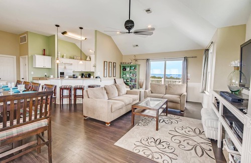 Wind Over Waves House | Soundside Home w/Private Pool, Hot Tub, Game Room, Cabana, Community Boat Ramp