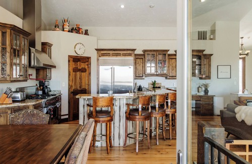 Coalville House | Spacious Mountain Retreat near Park City with Theater, Views and Hot Tub