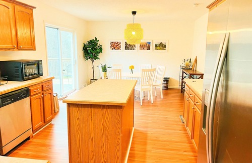 Harbert House | Spacious, pet-friendly home with a pool and hot tub. Mins from Warren Dunes