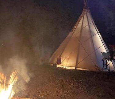 Marble Falls Other | Spacious Tipi with Outdoor BBQ and Fire Pit in Texas