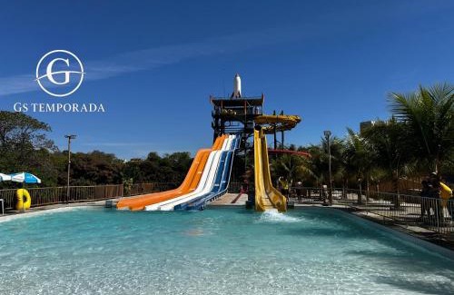 Prive das Caldas Apartment | Spazzio diRoma com acesso ao Acqua Park