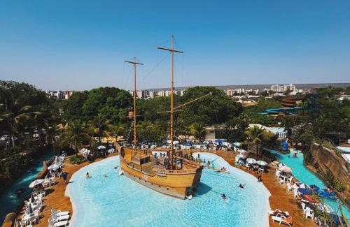 Caldas Novas Apartment | Spazzio DiRoma com acesso Acqua park - Temporada CN Adriele