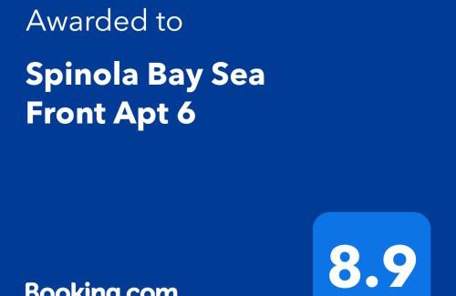 Il-Balluta Apartment | Spinola Bay Sea Front Apt 6