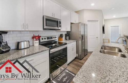 Concord House | StaysByWalker 2BR TownHome | King Beds/Fenced Yard