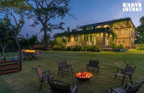 Gogunda Villa | StayVista at The Tilah with Pool, Lawn, WiFi