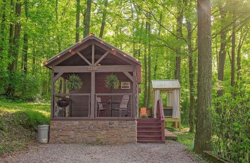 Lookout Valley Neighborhood Association House | Stefan Cabin Nature-nested Tiny Home Hot Tub