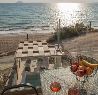 Kalamaki Apartment | Stella & Eleni Suite With Shared Pool & Open View